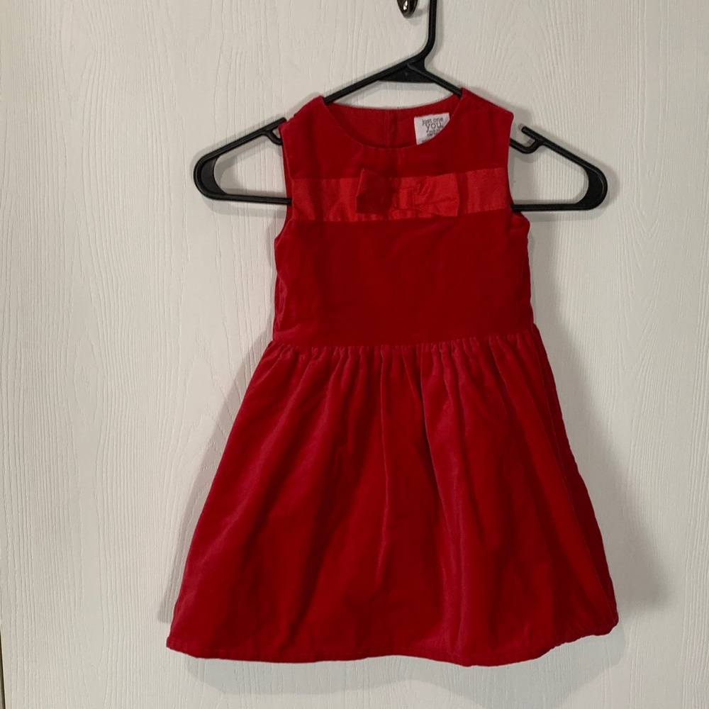 Carter's Classic Red Kids Formal Dress Special Occasion Size 3T Holiday Classic